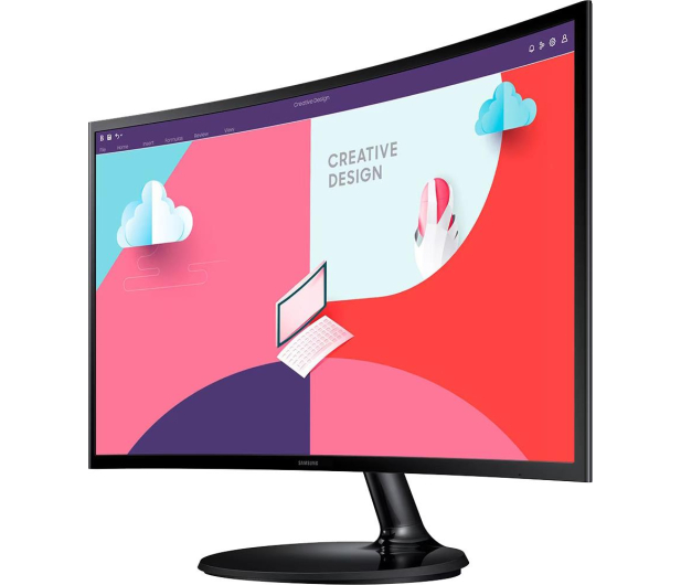SAMSUNG 24"'' LS24C360EAUXEN Czarny - 1128681 - zdjęcie 2